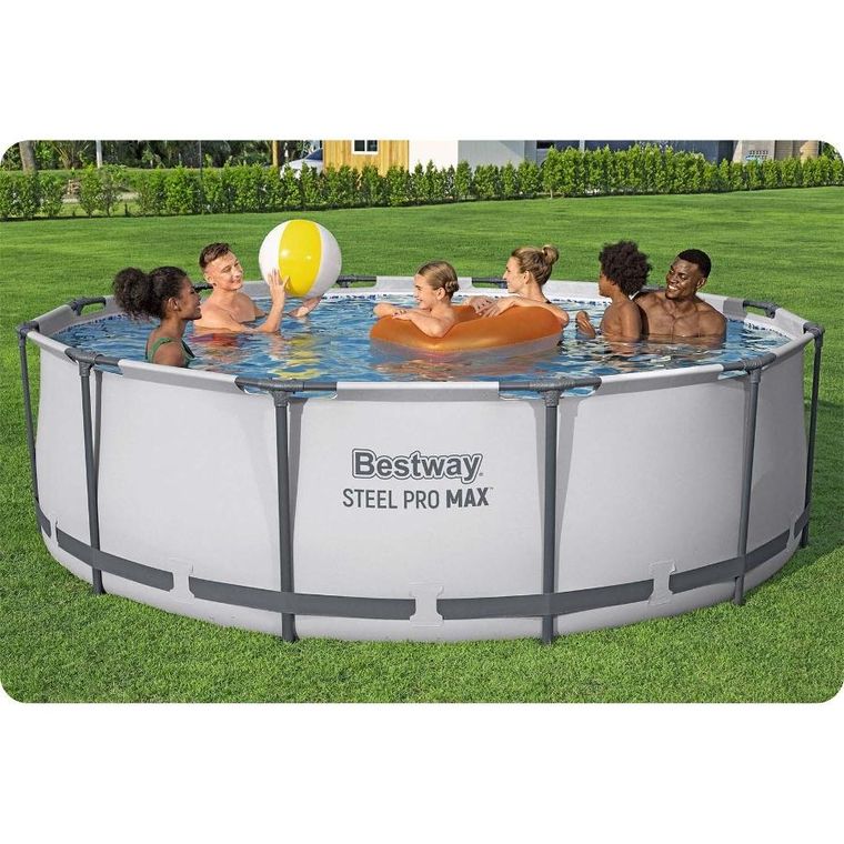 Bestway, basen ogrodowy stelażowy, 366-122 cm, zestaw 18w1