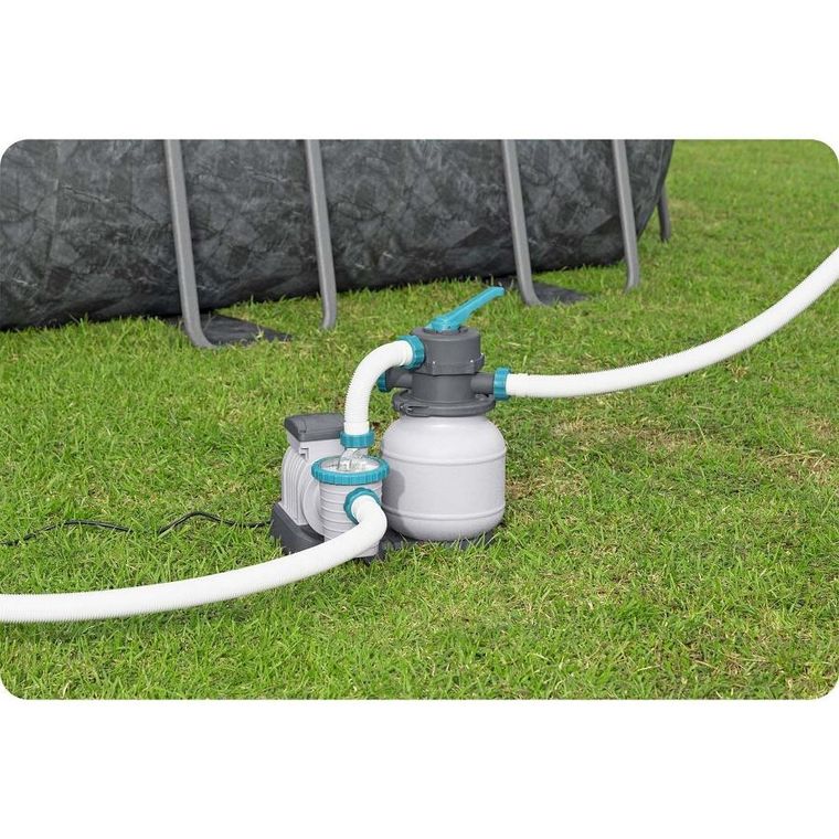 Bestway, basen stelażowy, ogrodowy 549-274-132 cm, zestaw 11w1