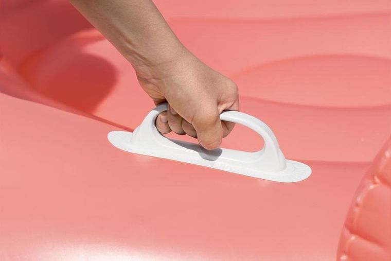 Bestway, dmuchany flaming, materac 138-107 cm