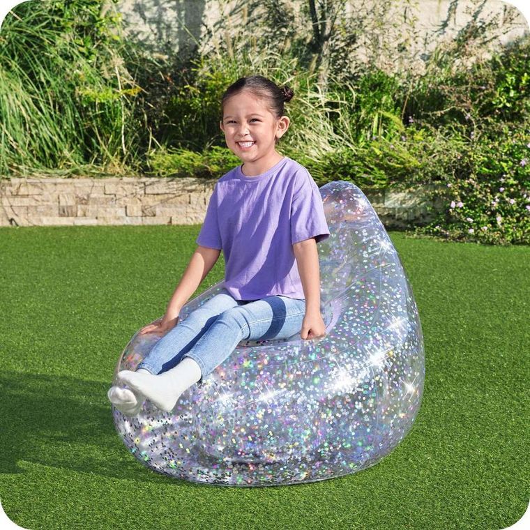 Bestway, fotel dmuchany, brokat