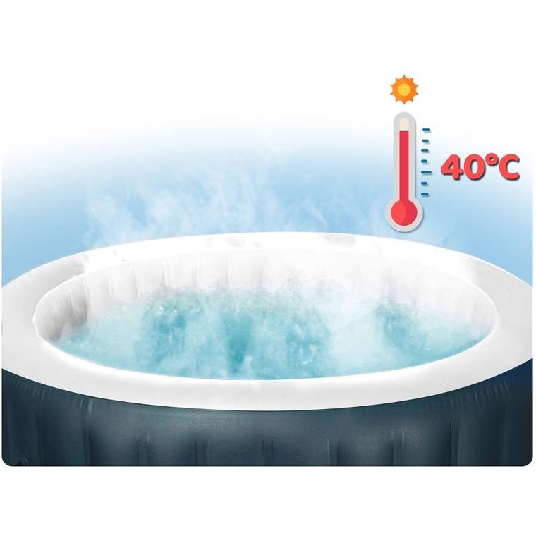 Bestway, Lay-Z Miami, dmuchane spa, 6 osobowe, green