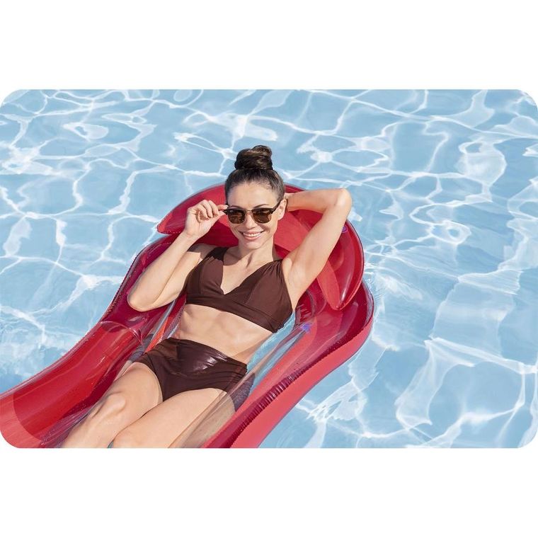 Bestway, materac do pływania, czerwony