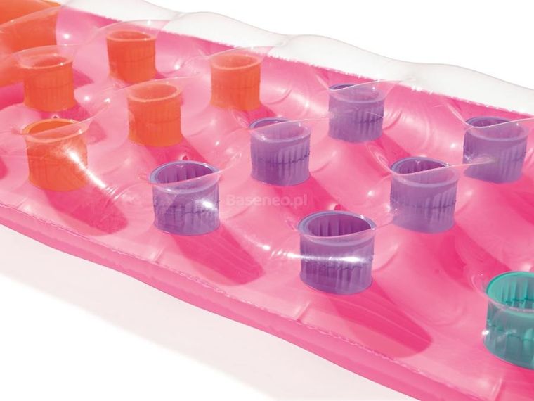 Bestway, materac plażowy z okienkiem, przeźroczysty, 188-71 cm