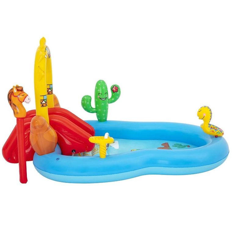 Bestway, plac zabaw dmuchany, Dziki Zachód, 264-188-140 cm