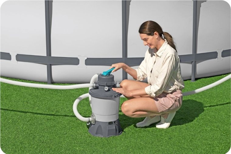 Bestway, pompa piaskowa, 3028l/h + piasek, 25 kg