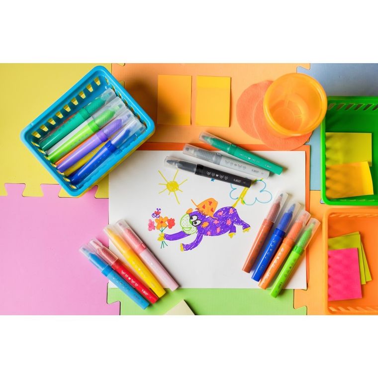 Bic, Kids, Comfort Jumbo, flamastry, 12 kolorów