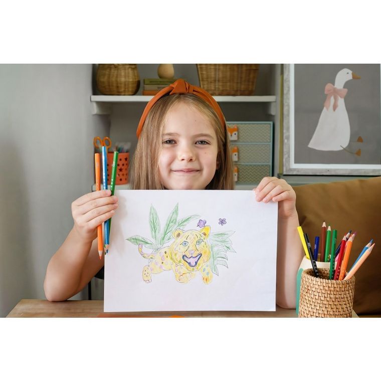 Bic, Kids, Smooth, kredki drewniane, 24 szt.