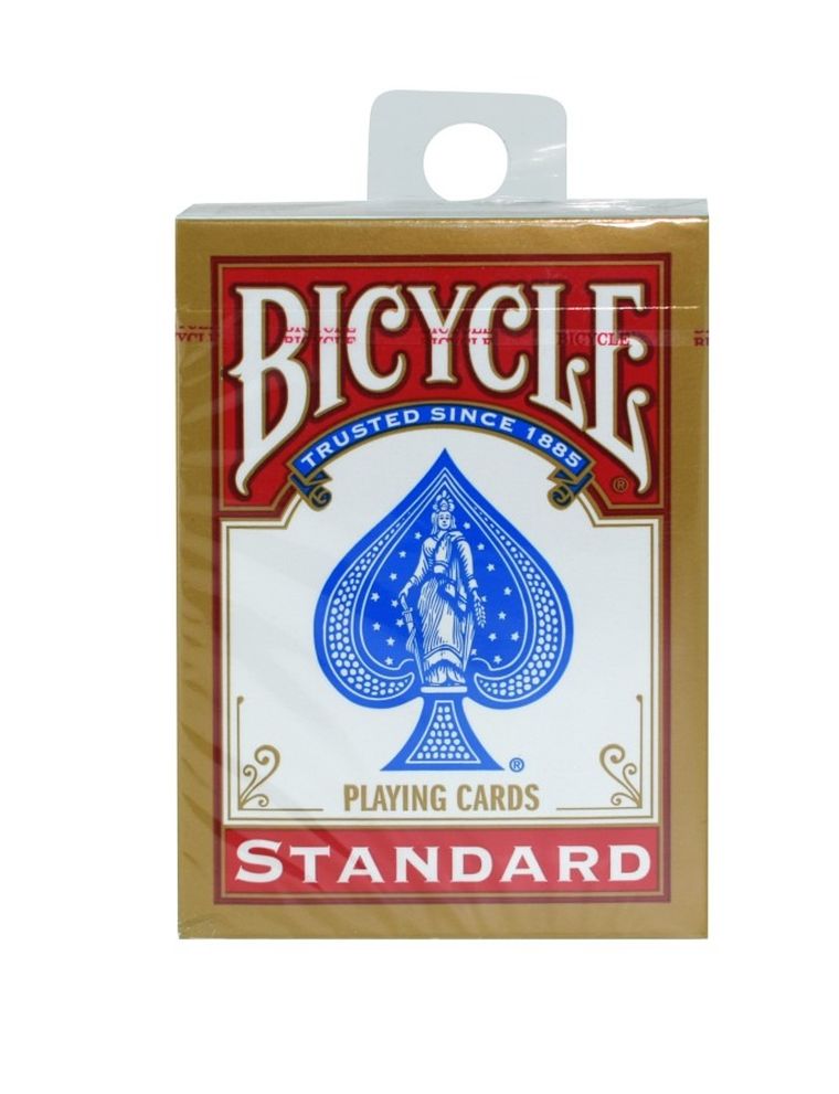 Bicycle, Gold Rider Back, karty do gry, Red/Blue