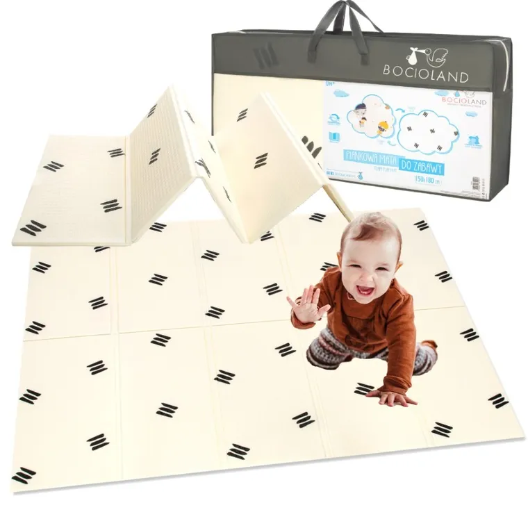 Bocioland, Balony, składana mata piankowa, 150-180 cm