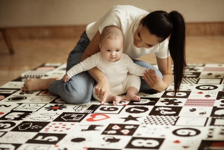 Bocioland, Miasto, mata piankowa, składana, 150-200 cm