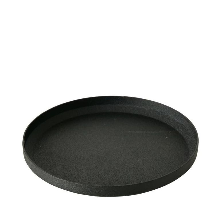 Boltze Home, podstawki na świece Mio, 3 szt., czarny mat