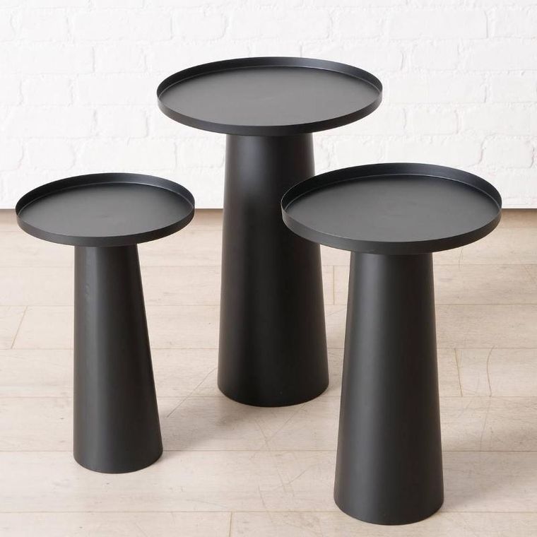 Boltze Home, zestaw metalowych stolików Jacky, 3 szt.