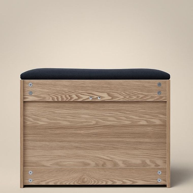 Boximo, Vault, szafka na buty z siedziskiem i wysuwanymi półkami, 57-30-53 cm