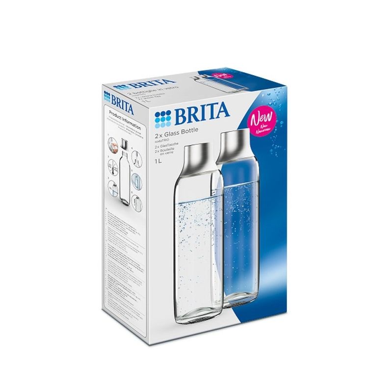 Brita, Butelka Brita sodaTRIO, 2 szt., szklane