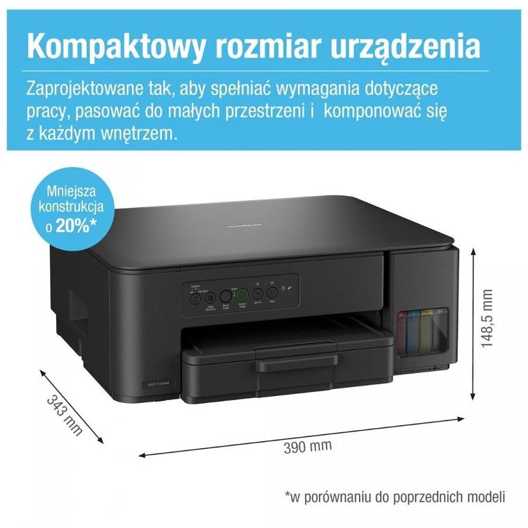 Brother, urządzenie wielofunkcyjne, DCP-T430W