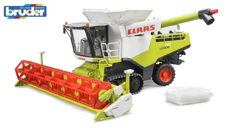 Bruder, kombajn zbożowy wielki Claas Lexion 780 Terra Trac