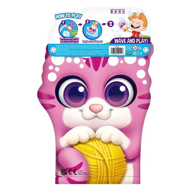 Bubble Wow, rękawica do baniek mydlanych, 24 szt.