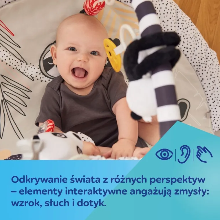 Canpol babies, BabiesBoo, sensoryczna mata edukacyjna z lusterkiem