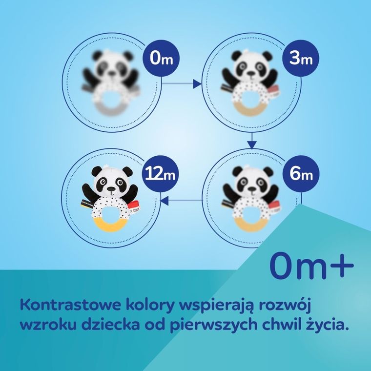 Canpol babies, BabiesBoo, sensoryczna zabawka z gryzakiem i grzechotką