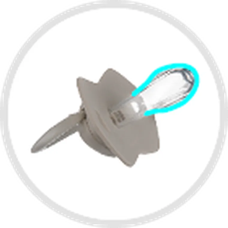 Canpol babies, Bonjour Paris, smoczek uspokajający, silikonowy, symetryczny, 6-18m, 2 szt., niebieski