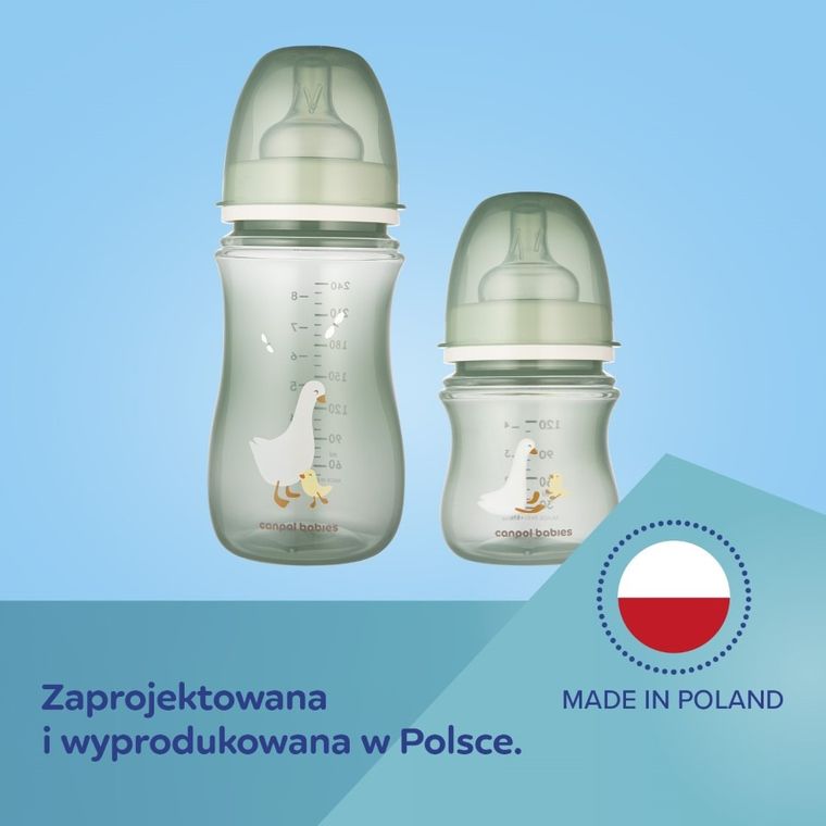 Canpol babies, Goose, EasyStart, butelka antykolkowa, 120 ml