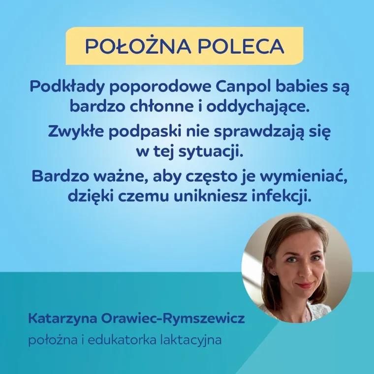 Canpol babies, oddychające podkłady poporodowe, 10 szt.