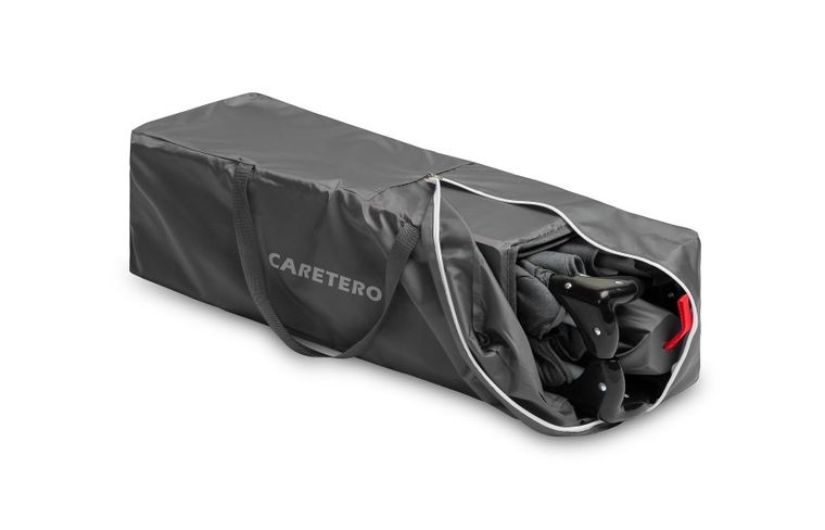 Caretero, Basic, łóżeczko turystyczne, Graphite