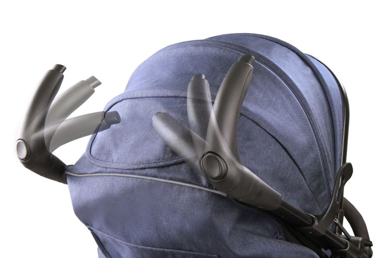 Caretero, Titan, wózek spacerowy, granatowy