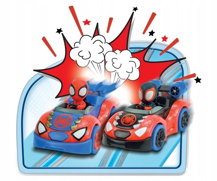 Carrera First, Spidey i super-kumple, tor wyścigowy z autami, 2,9m