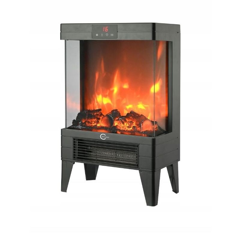 Carruzzo, grzejnik elektryczny w formie kominka, Q20P