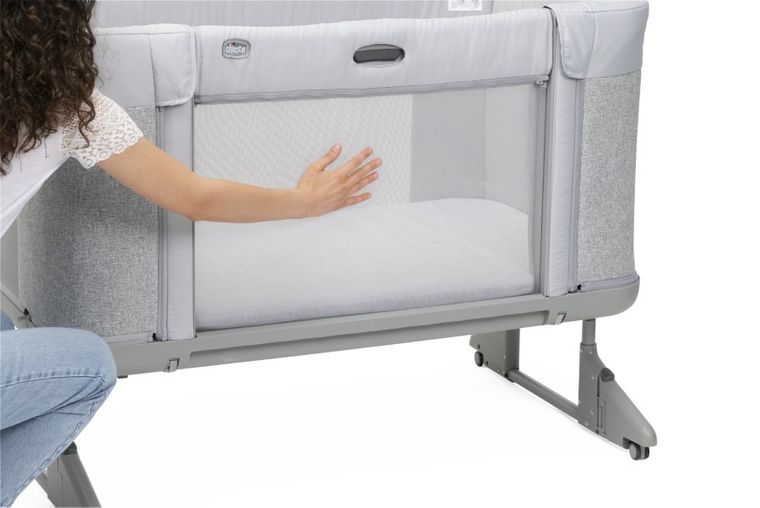Chicco, Co-Sleeping, Next2me Forever, Cross Collection, łóżeczko, Ash Grey