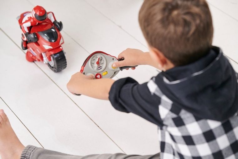 Chicco, Ducati, motor z figurką, pojazd zalnie sterowany