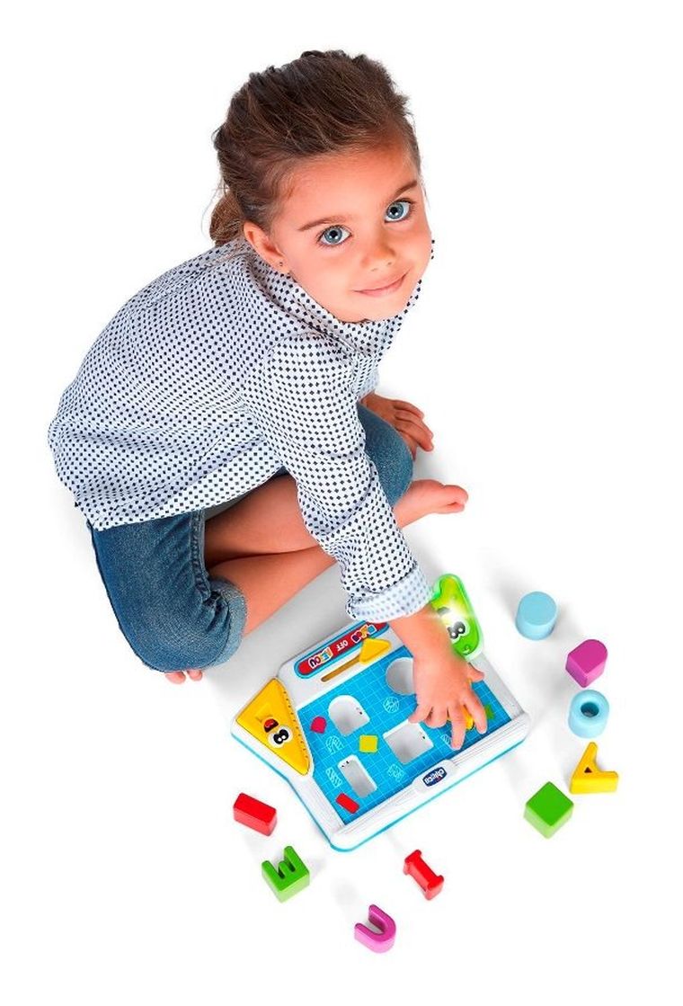 Chicco, Edu kolorowe samogłoski i kształty, zabawka edukacyjna