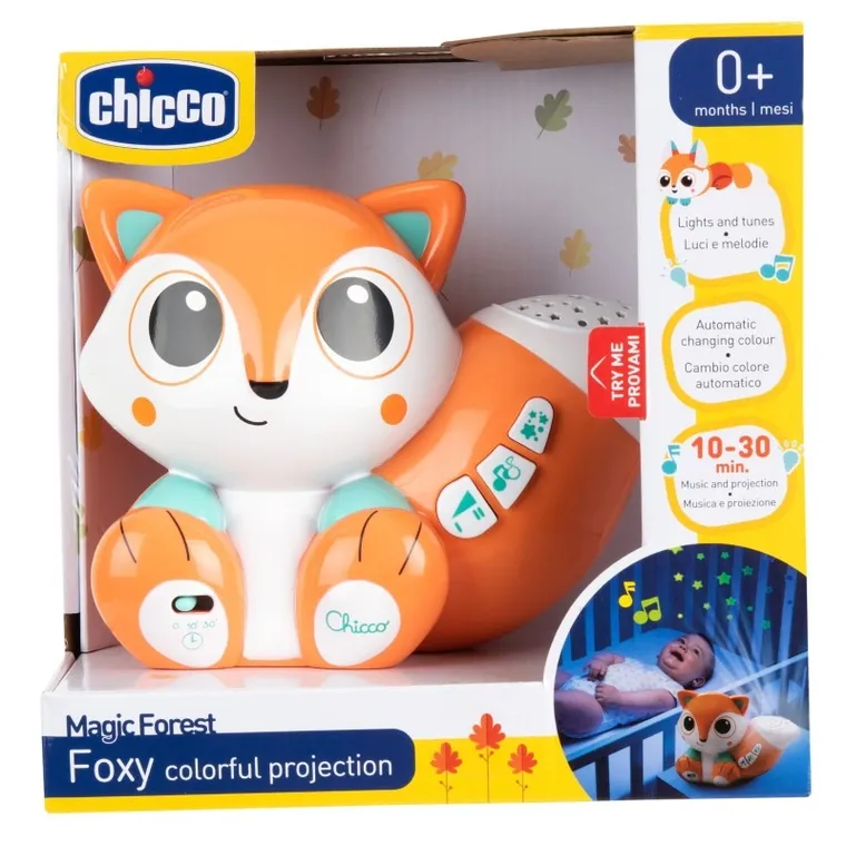 Chicco, Magic Forest, kolorowy projektor Foxy