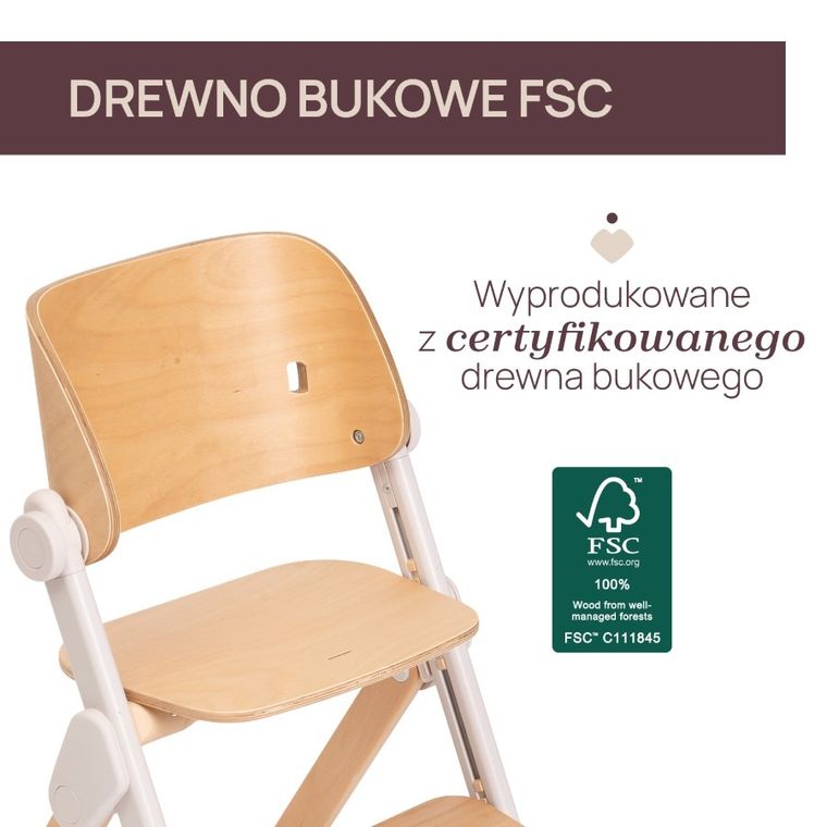 Chicco, Meraviglia, ewolucyjne krzesełko do karmienia, fossil