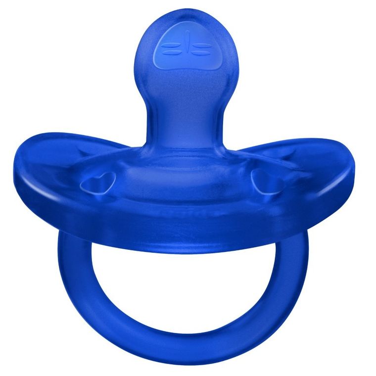 Chicco, PhysioForma Soft, smoczek uspokajający, silikonowy, niebieski, 16-36m, 2 szt.