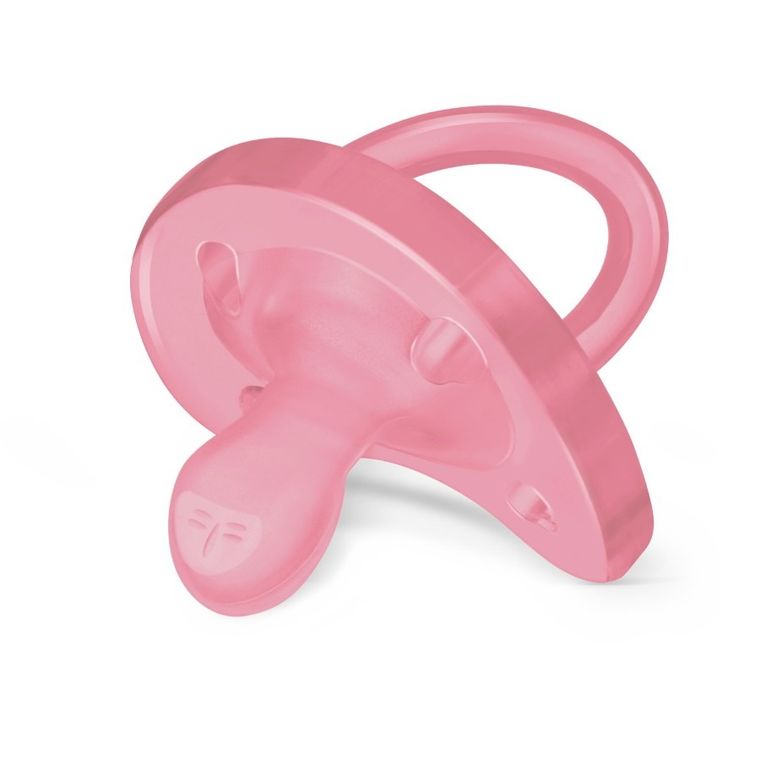 Chicco, PhysioForma Soft, smoczek uspokajający, silikonowy, różowy, 6-16m, 2 szt.