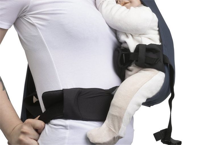 Chicco, Skin Fit, nosidełko, Blue Passion