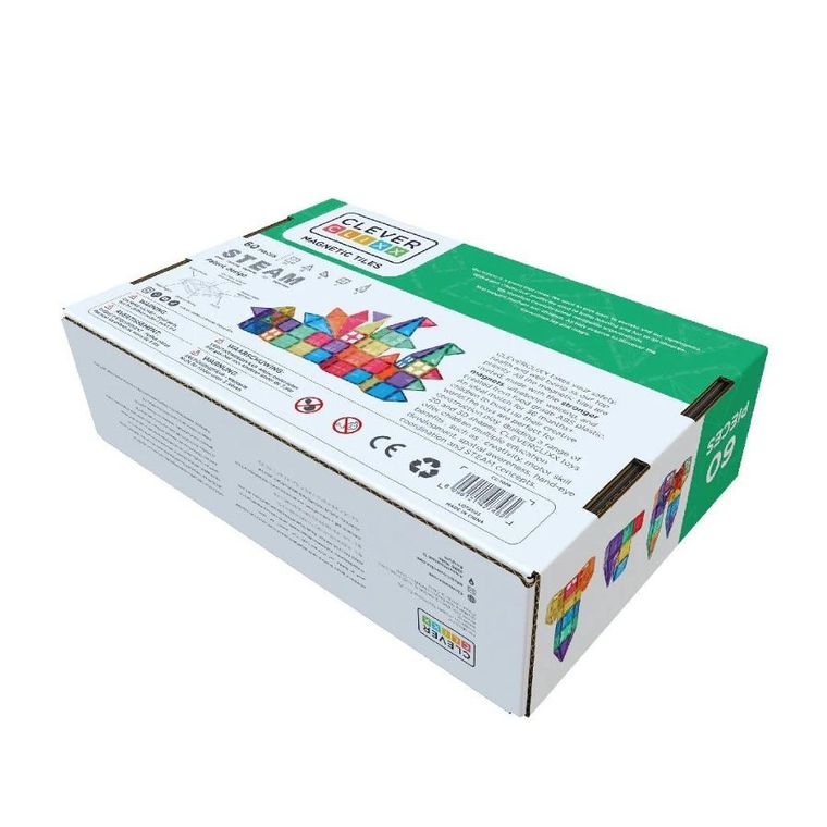 Cleverclixx, Original Intense Pack, klocki magnetyczne, 60 elementów