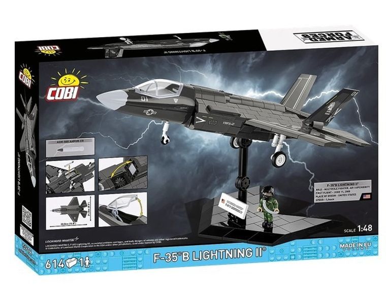 Cobi, Armed Forces, F-35B Lightning II, klocki, 1:48, 614 elementów