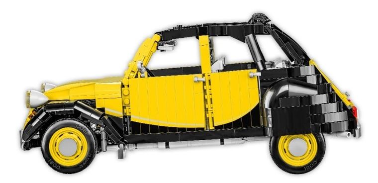 Cobi, Citroen, 2CV Charleston, 1:12, klocki, 1465 elementów