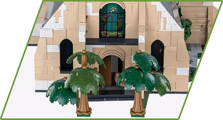 Cobi, Historical Collection WWII, Kościół w Sainte-Mere-Eglise, klocki, 2280 elementów