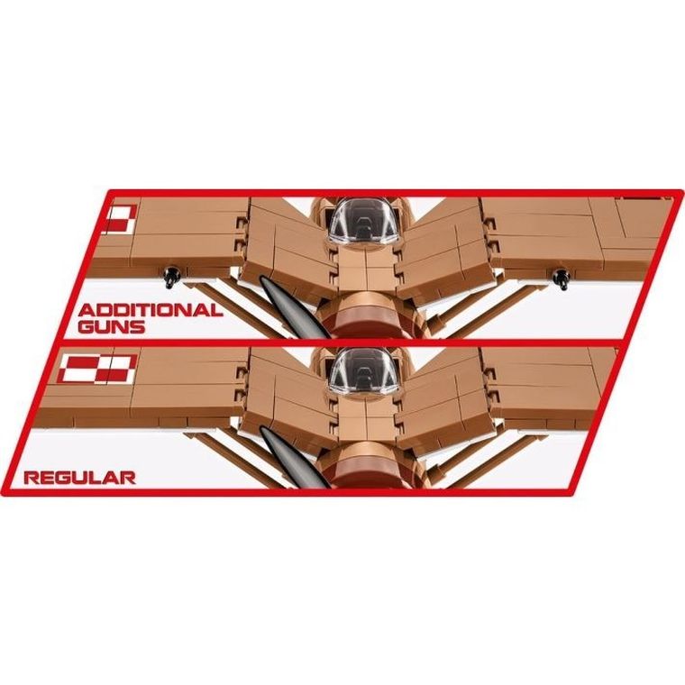 Cobi, Historical Collection WWII, Samolot PZL P.11c, 320 klocków