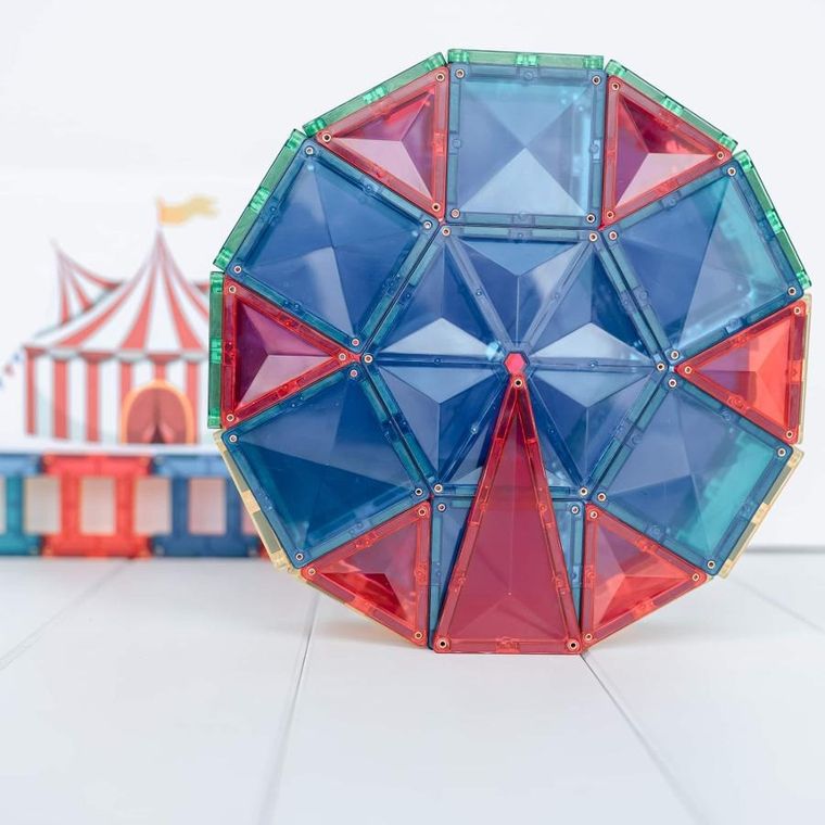 Connetix, Rainbow Mega Pack, klocki magnetyczne, 212 elementów