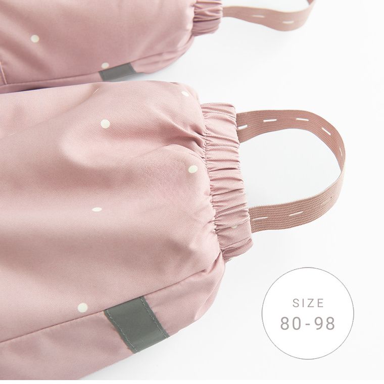 Cool Club, Kombinezon dziewczęcy z kapturem, ocieplany, różowy