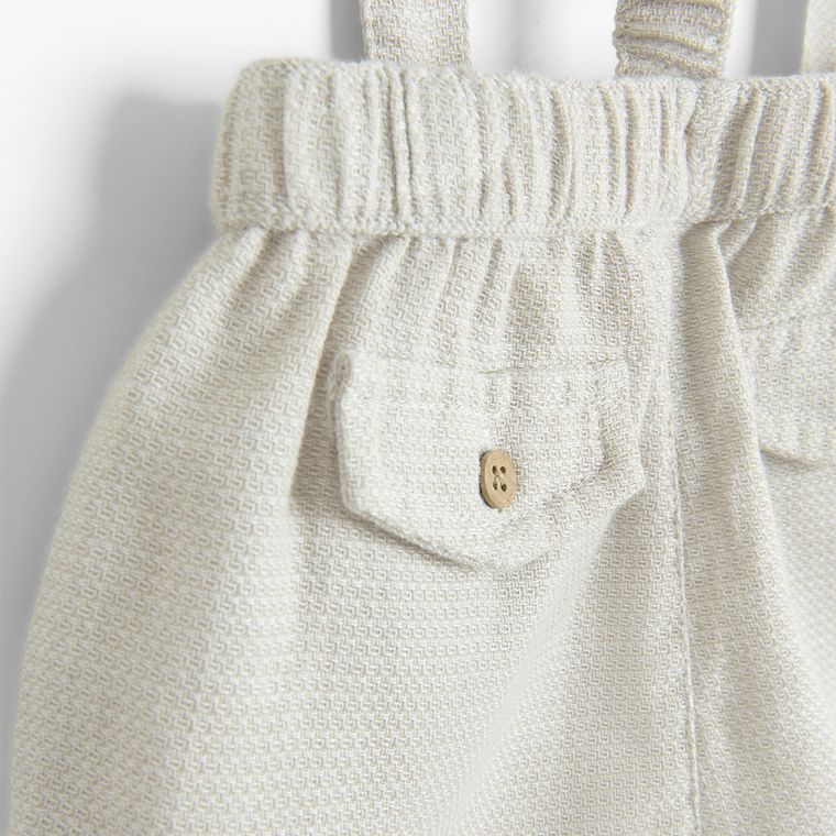 Cool Club, Komplet chłopięcy, Body muślinowe z długim rękawem, Szorty, Szelki, mix