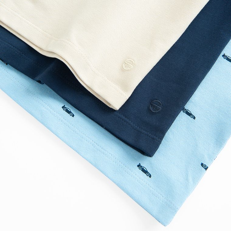 Cool Club, Koszulka polo chłopięca z krótkim rękawem mix, zestaw, 3 szt.