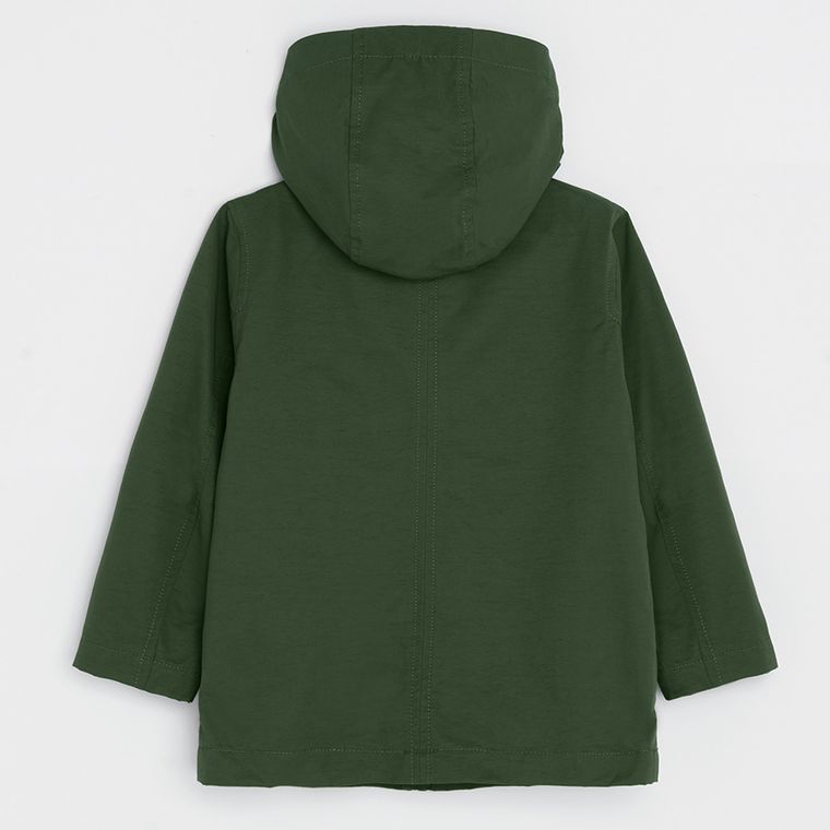 Cool Club, Kurtka chłopięca z kapturem, 3w1, zielono-musztardowa
