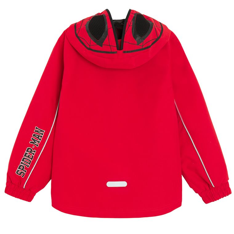 Cool Club, Kurtka chłopięca z kapturem, czerwona, Spider-Man