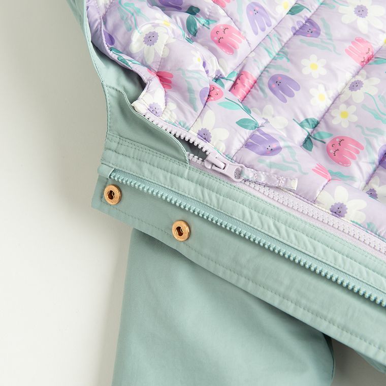 Cool Club, Kurtka dziewczęca z kapturem, 3w1, mix